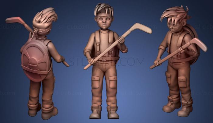 3D model Zach (STL)